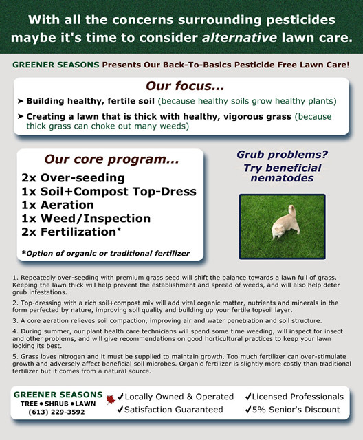 Pesticide Free Flyer (inside)